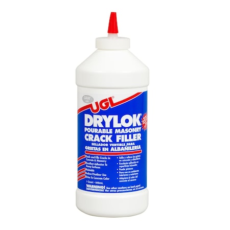 Ugl Drylok Gray Latex Masonry Crack Filler 1 qt 30512